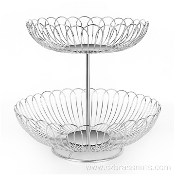 Multipurpose stainless steel creative fruit basket